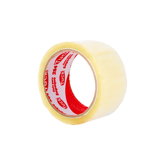 CINTA TRANSPARENTE 284 TUK 258419 PARA EMPAQUE DE 2" X 50 M