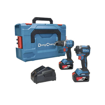COMBO ROTOMARTILLO + PISTOLA DE IMPACTO 20V BRUSHLESS DONG CHENG DCKIT26EK
