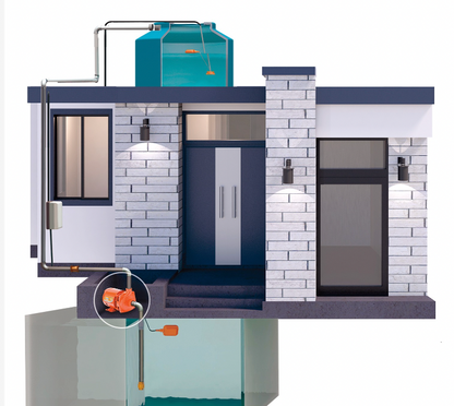 BOMBA RESIDENCIAL EVANS PERIFERICA BP1ME050 DE 1/2HP Y 1 110V, 20 LPM