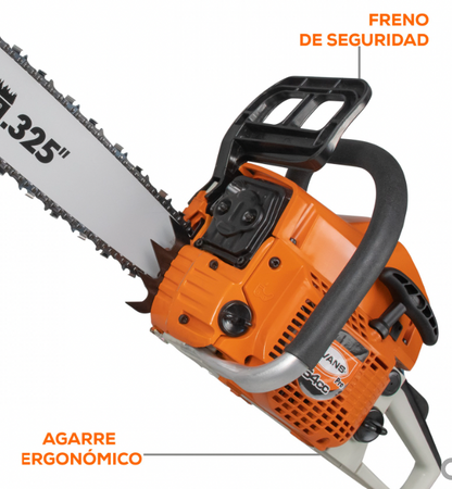 MOTOSIERRA A GASOLINA EVANS MSL20G54 DE 20 PULGADAS 54CC