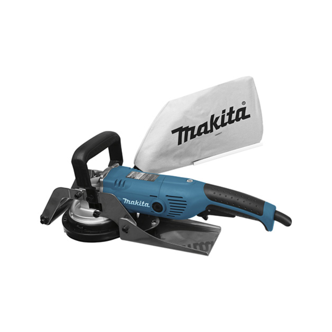 DESBASTADORA DE CONCRETO MAKITA PC5001C DE 5” DE 1400W AJUSTA LA PROFUNDIDAD DE DESBASTE