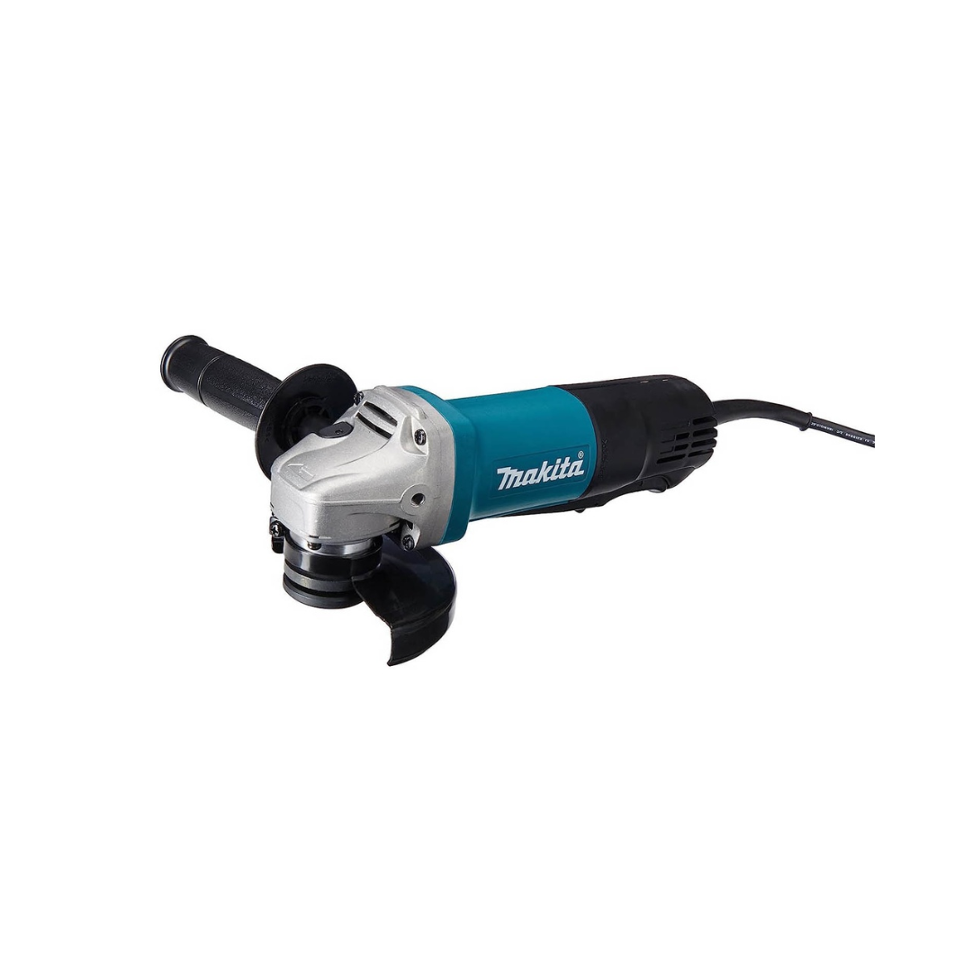 MINI ESMERILADORA  MAKITA 9557HPG DE 4 ½” CON 840W E INTERRUPTOR  TIPO PALETA USO INDUSTRIAL