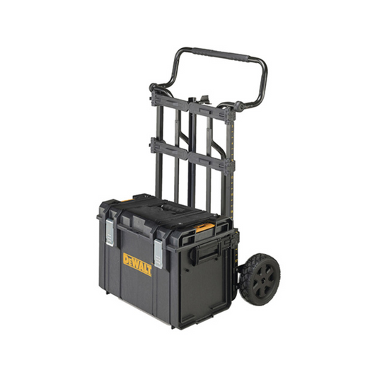 KIT DE ALMACENAMIENTO DEWALT TOUHG1- CAJA MÁS CARRO TRANSPORTADOR DEWALT USO RUDO SISTEMA APILABLE EN T