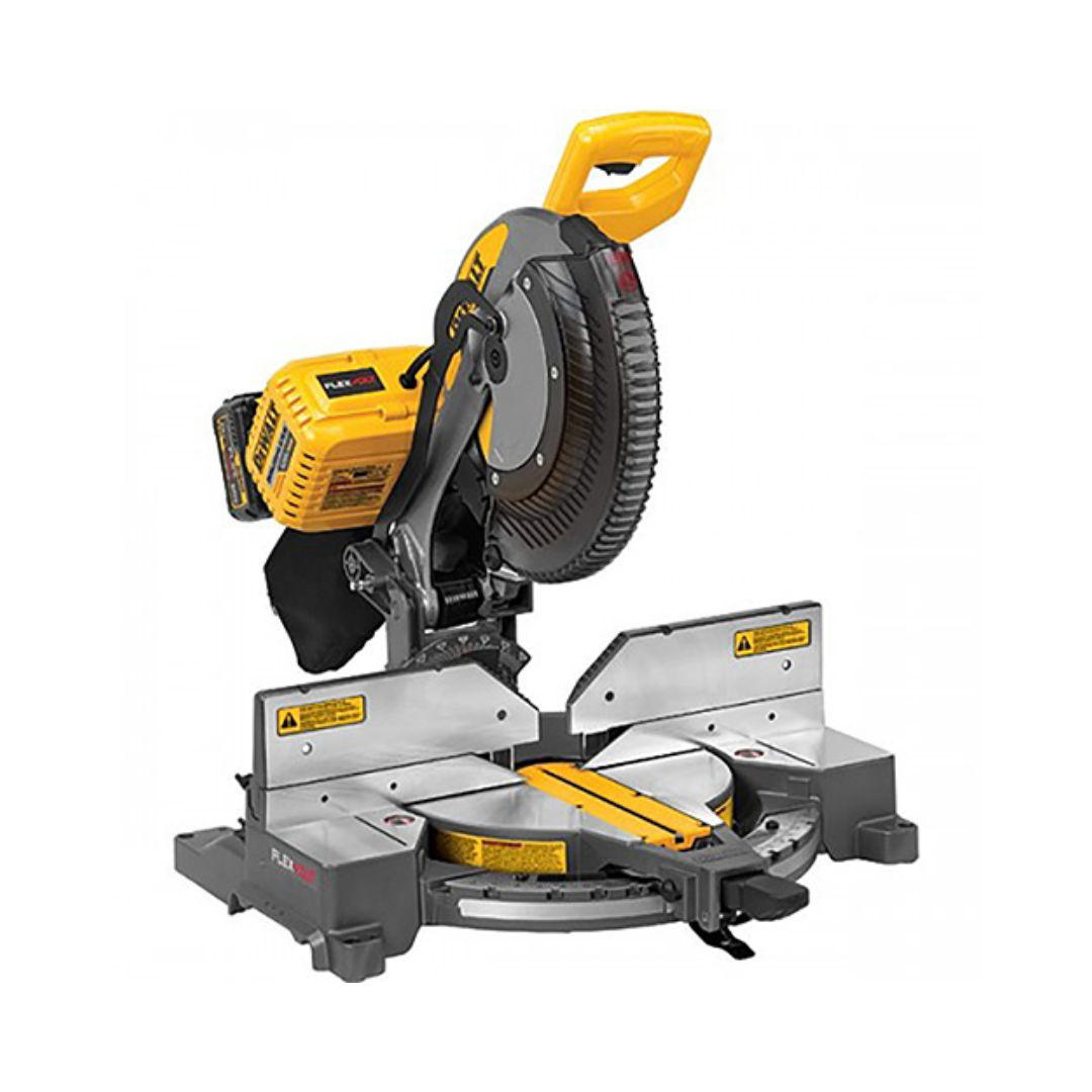 SIERRA DE INGLETE DEWALT DHS716AT2  FLEXVOLT DE 12” CON 60V INCLUYE 2 BATERÍAS Y CARGADOR