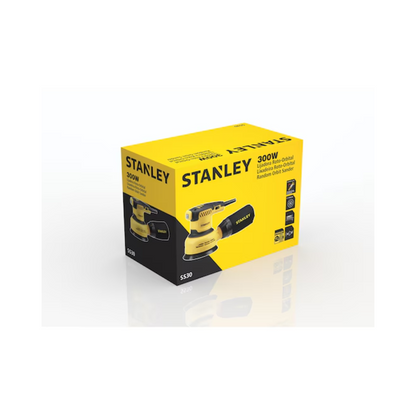 LIJADORA ROTOORBITAL STANLEY SS30  DE 5” CON 300 WATTS