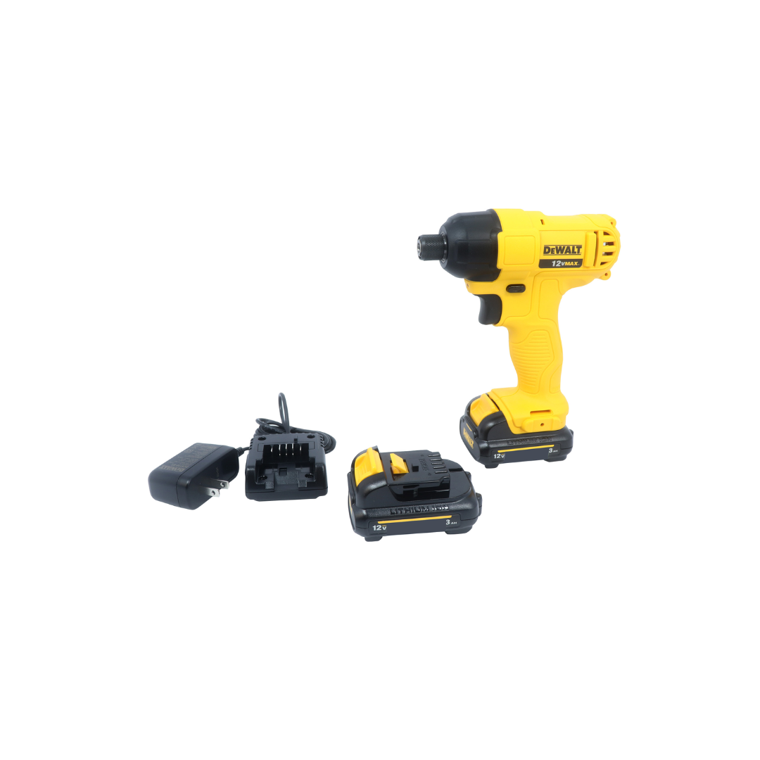 DESTORNILLADOR DE IMPACTO DEWALT DCF805C2-B3 DE 1/4" Y DE 12V CON 2 BATERIAS Y 1.3AMP CON LUZ LED Y MALETA DE TELA