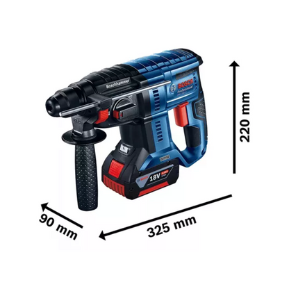 MARTILLO PERFORADOR SDS-PLUS GBH 180-LI BOSCH 06119111E1 DE 18V SIN BATERÍA Y SIN CARGADOR