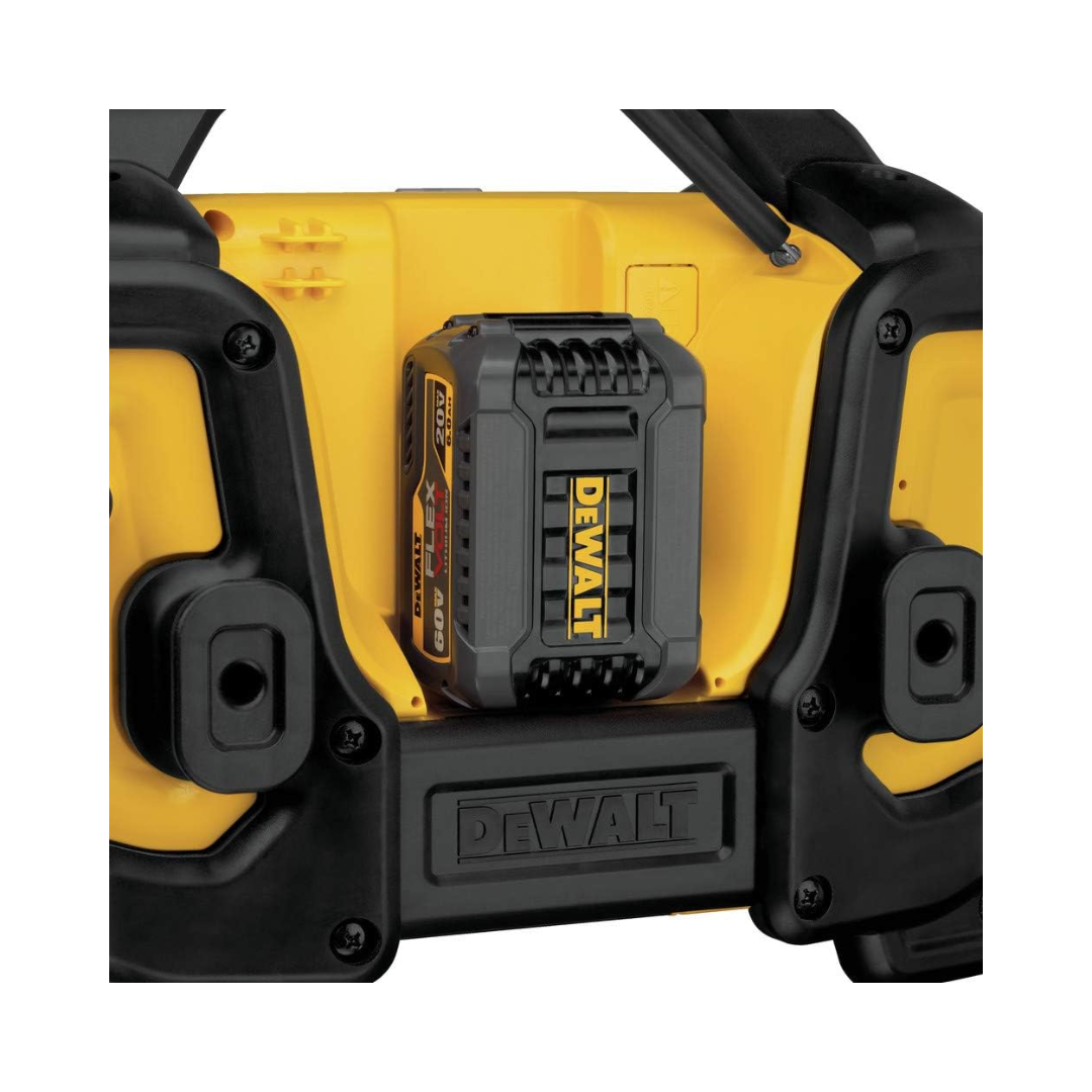 RADIO INALÁMBRICA BLUETOOTH DEWALT DCR025 DE 12V Y 20V MAX, USB Y SIN BATERÍA