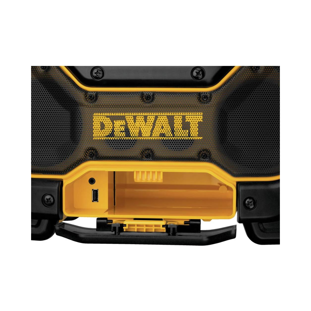 RADIO INALÁMBRICA BLUETOOTH DEWALT DCR025 DE 12V Y 20V MAX, USB Y SIN BATERÍA