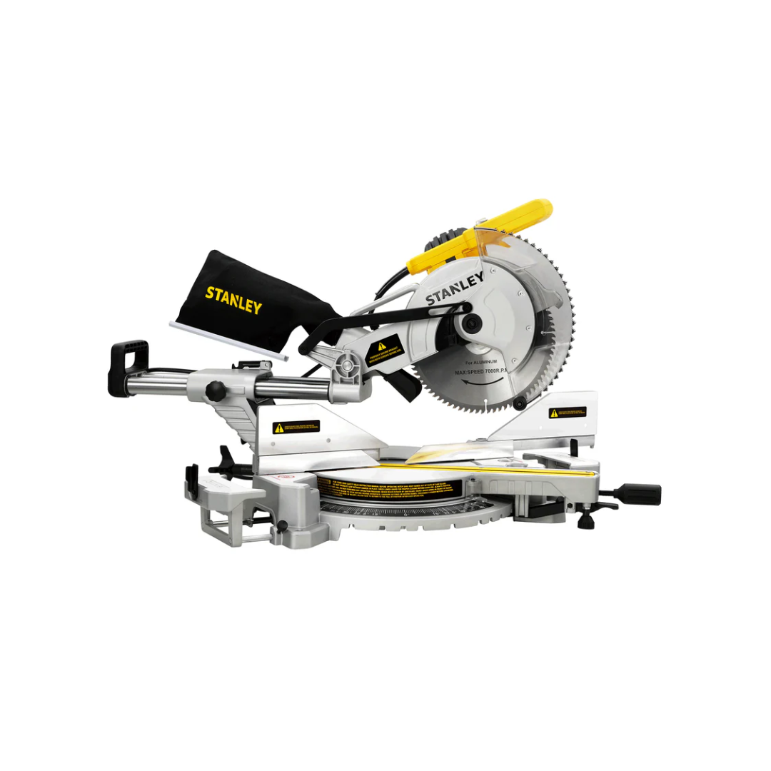 SIERRA DE INGLETE STANLEY SM18-B3 DE 10” CON BRAZO TELESCÓPICO Y 1800W