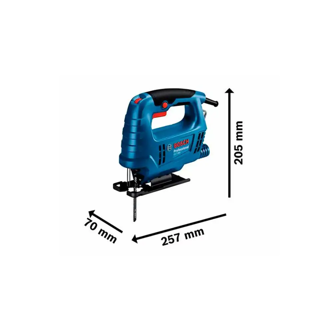 SIERRA CALADORA GST 680 BOSCH 06015B40G0 DE 500W Y 800-1300RPM INDUSTRIAL