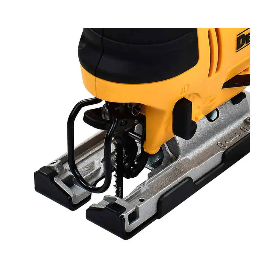 SIERRA CALADORA DEWALT DWE300-B3 DE 500W CON ACCION ORTIBAL