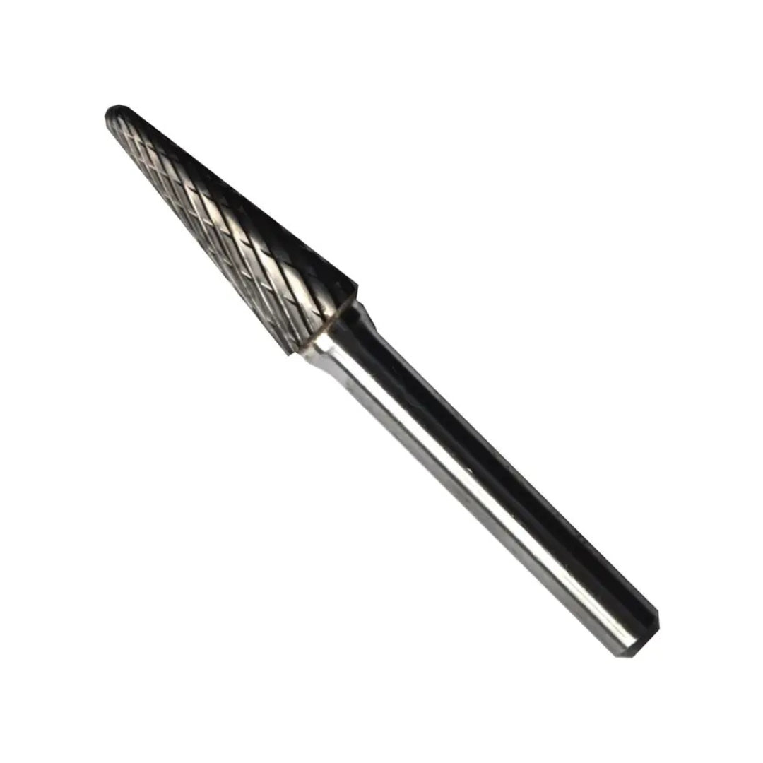 Lima Rotativa Cónica Punta Redonda Austromex 3/8" x 1/16" | Vástago 1/4" | Modelo 130