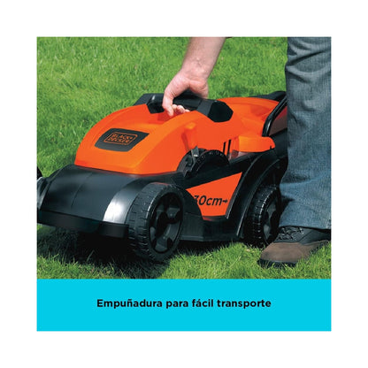 Podadora Eléctrica BLACK+DECKER GR3000-B3 1000W con Bolsa Recolectora de 35L