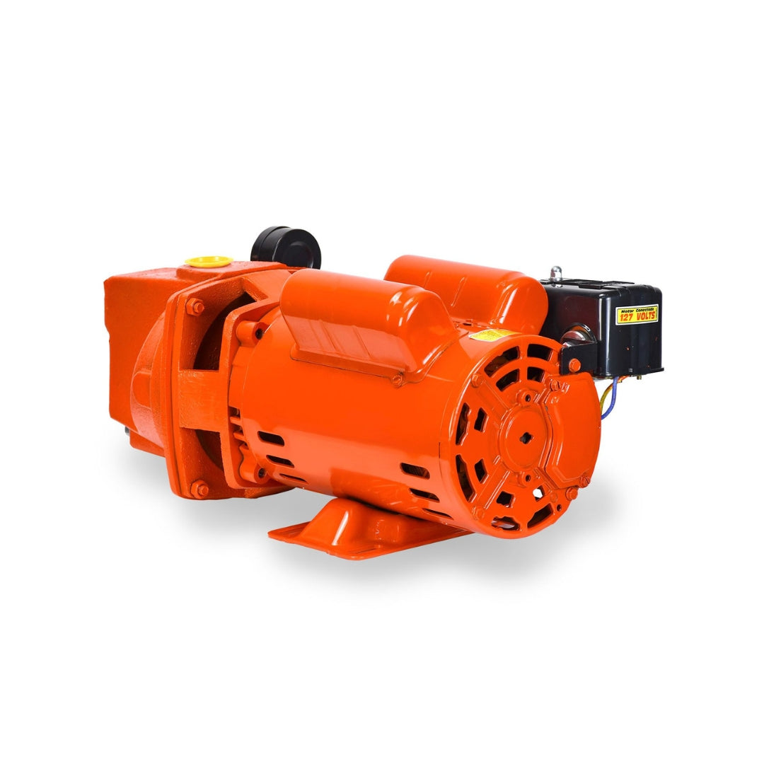 Bomba Jet de Hierro Gris EVANS JX2ME100E – Motor 1 HP, Succión 1.25", Descarga 1"