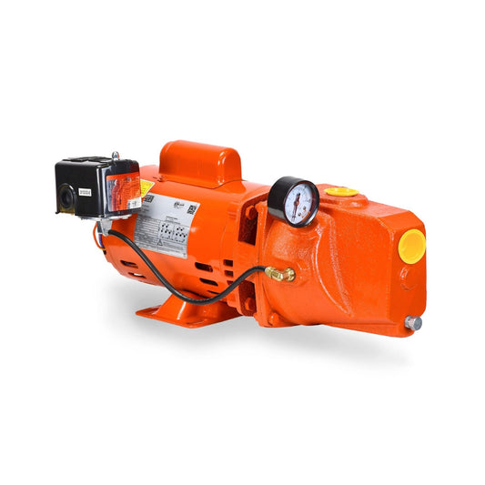 Bomba Jet EVANS JX2ME075E – 3/4 HP, Hierro Gris, Succión 1.25", Descarga 1"