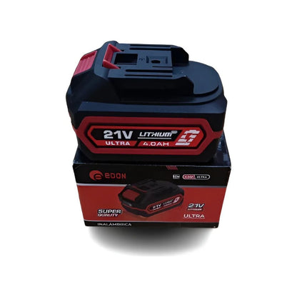 BATERÍA RECARGABLE EDON 21V ULTRA 4.0AH LITHIUM | MODELO ED-BT-4.0AH ULTRA