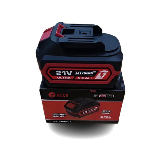 BATERÍA RECARGABLE EDON 21V ULTRA 4.0AH LITHIUM | MODELO ED-BT-4.0AH ULTRA