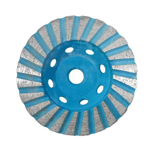 Disco Copa de Diamante 4" x 5/8" Azul Autrodiam 2112 | Línea Económica para Desbaste