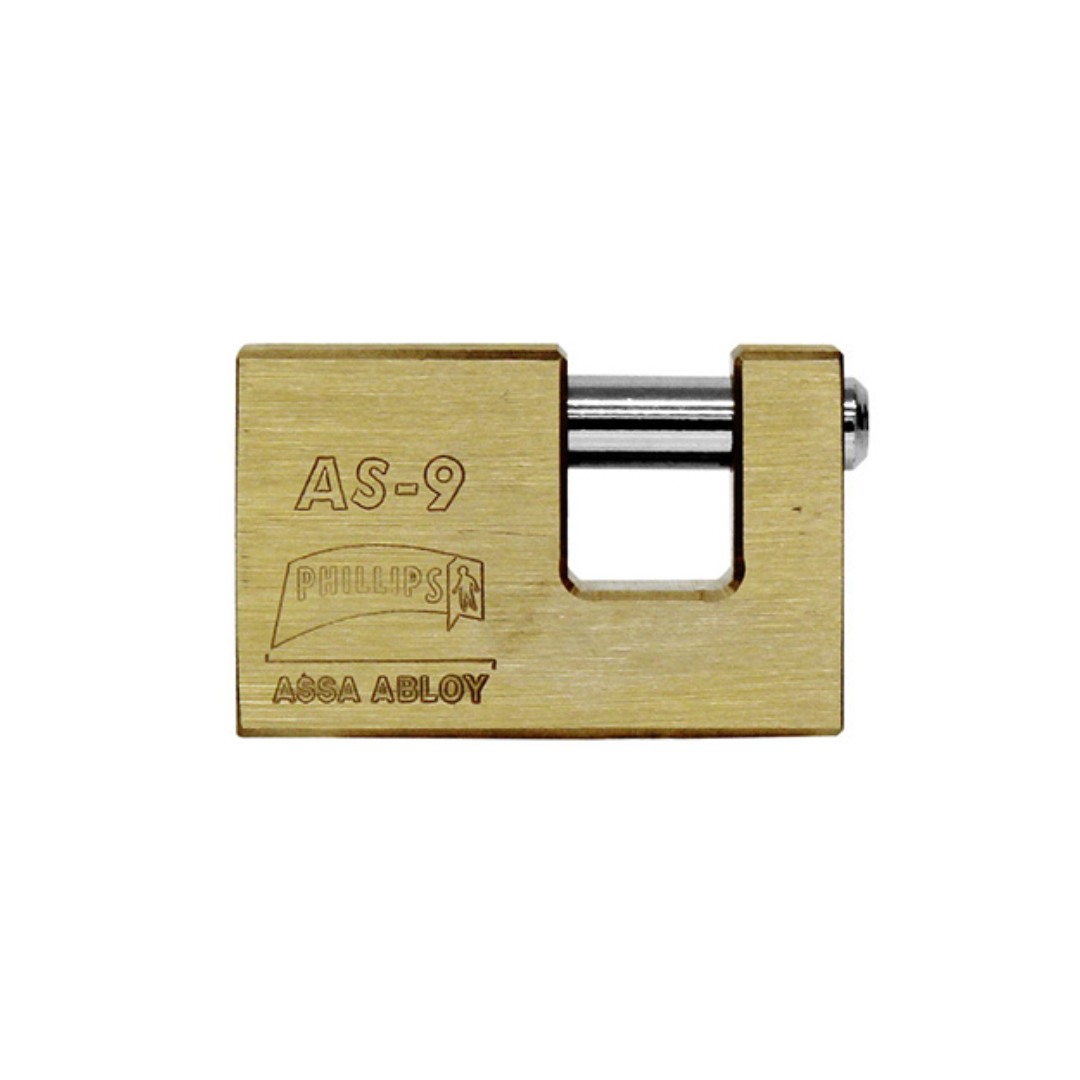 CANDADO PARA CORTINA PHILLIPS AS-9 ASSA-ABLOY LLAVE DE PUNTOS