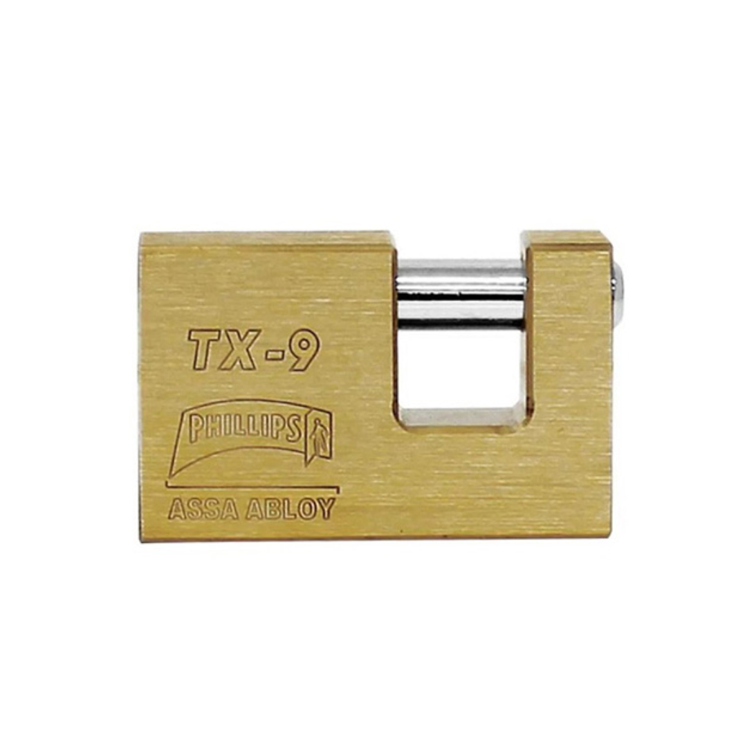 CANDADO PARA CORTINA PHILLIPS TX-9 ASSA-ABLOY LLAVE TETRA