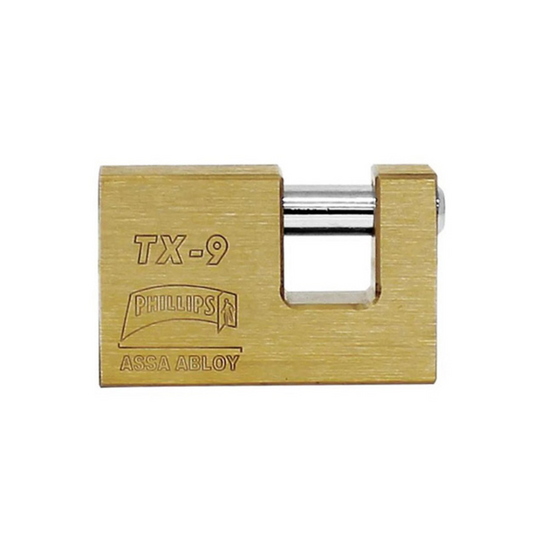 CANDADO PARA CORTINA PHILLIPS TX-9 ASSA-ABLOY LLAVE TETRA