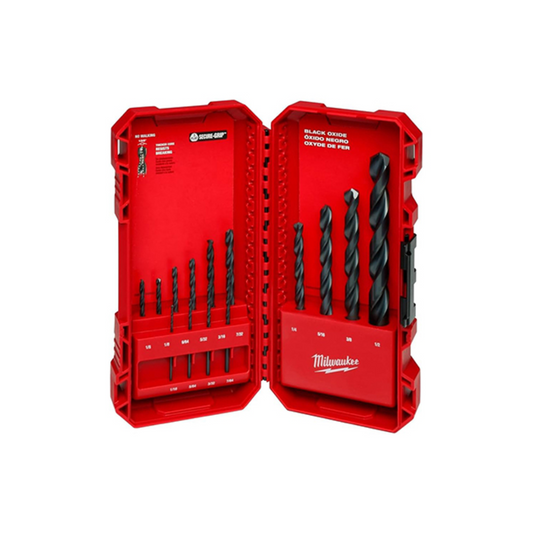 JUEGO DE BROCAS THUNDERBOLT MILWAUKEE 48-89-2800 CON 14 PIEZAS, DE 1/16" A 3/8" CON ESTUCHE DE USO RUDO