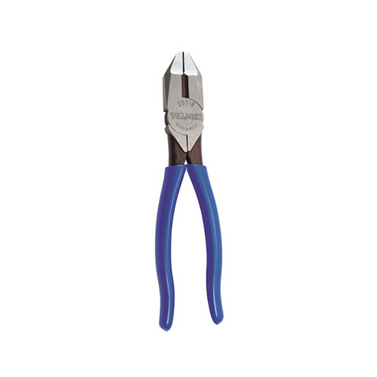 PINZA DE ELECTRICISTA TULMEX ALTA PALANCA 8 MANGO AZUL BLISTER