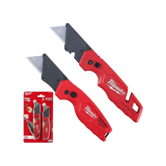 JUEGO DE NAVAJAS FASTBACK™ MILWAUKEE 48-22-1503 PLEGABLES Y MULTIUSOS