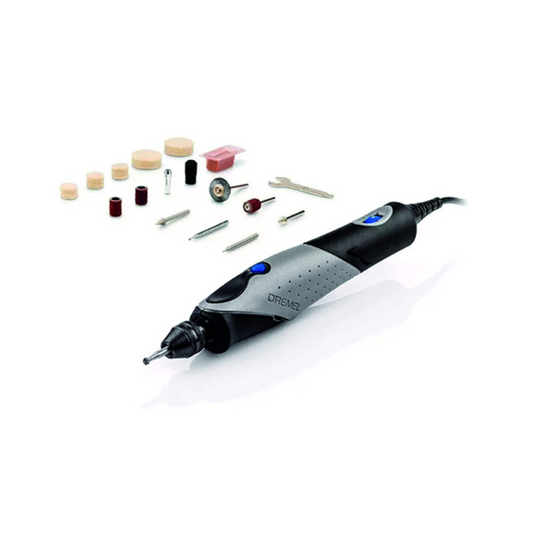 COMBO DREMEL STYLO HERRAMIENTA ROTATIVA + 15 ACCESORIOS