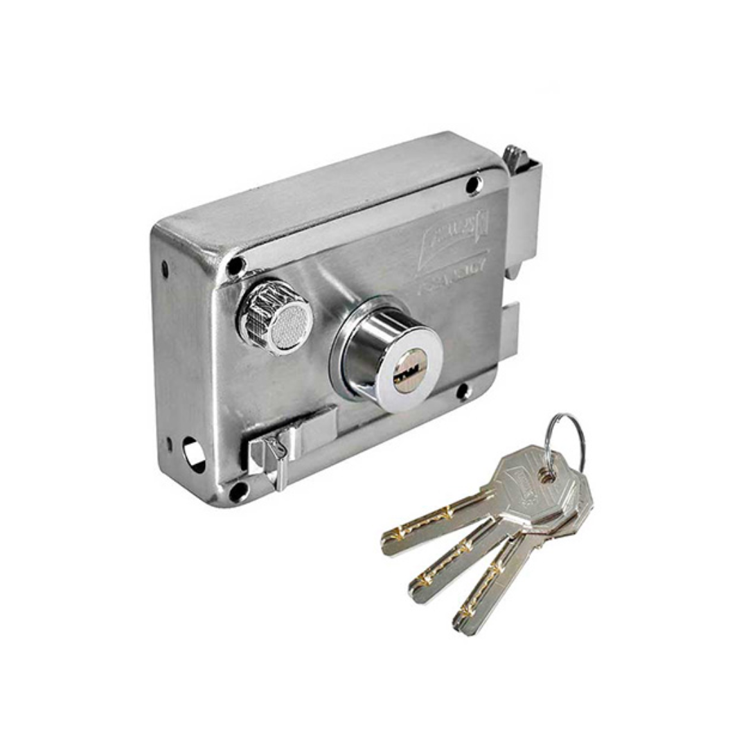 CERRADURA DE SOBREPONER PHILLIPS ASSA-ABLOY HS-4000 IF DERECHA ACERO INOX. C/CERROJO TIPO ANCLA