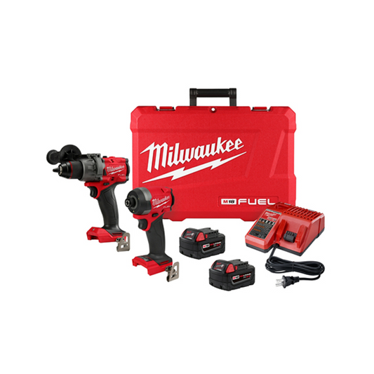 ROTOMARTILLO DE 1/2" MAS DESTORNILLADOR DE IMPACTO DE 1/4" M18™ MILWAUKEE 3697-22 CON 2 BATERIAS Y 1 ESTUCHE