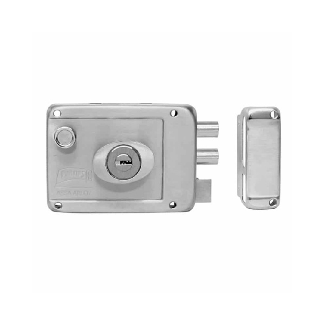 CERRADURA DE SOBREPONER PHILLIPS HS-4200 IF ASSA-ABLOY DERECHA ACERO INOX. CON MARIPOSA