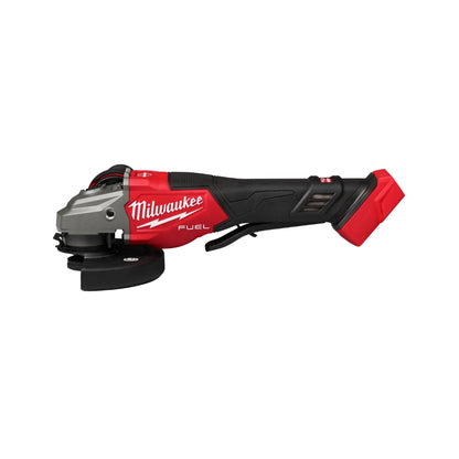 Mini Esmeriladora Milwaukee M18 FUEL 3670-22 | 4 1/2" con Freno, Interruptor de Paleta, 2 Baterías Forge 8Ah y Cargador de Carga Rápida