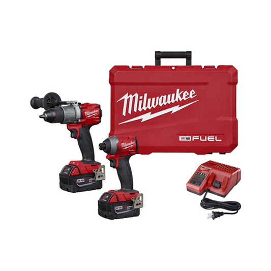 ROTOMARTILLO DE 1/2" MAS DESTORNILLADOR DE IMPACTO DE 1/4" M18™ MILWAUKEE 2997-22 FUEL CON 2 BATERÍAS DE 5AMP