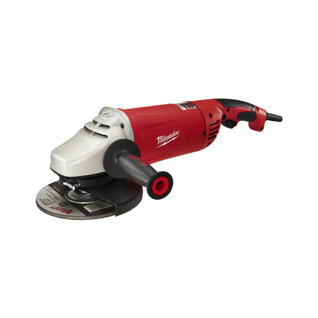 ESMERILADORA MILWAUKEE 6088-30 DE 7"/9" CON ACCESORIOS Y SEGURO, DE 6,000RPM Y 1,800W