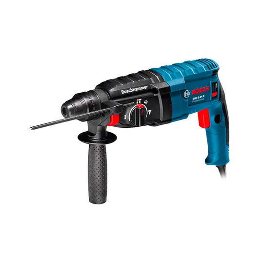 Combo Bosch Martillo Perforador GBH 2-24 D SDS PLUS + Miniesmeriladora Angular GWS 850 – Herramientas Profesionales de Construcción