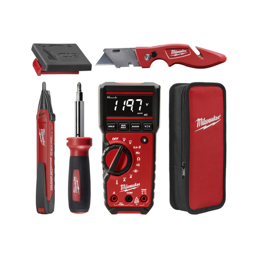 KIT DE ELECTRICISTA MILWAUKEE 2220-20 CON 4 HERRAMIENTAS