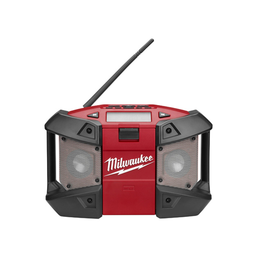 RADIO DIGITAL INALAMBRICO M12™ MILWAUKEE 2590-20 DE 10 1/2", RESISTENTE A LA INTEMPERIE