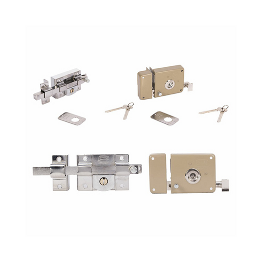 COMBO CERRADURA PHILLIPS ASSA-ABLOY 715 INST. IZQ. + 800 LIBRE IZQ. (MISMA LLAVE) (PHI-715IFIABG+800LIC)