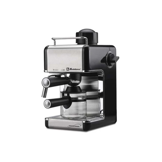 CAFETERA EXPRESSO DE 3.5 BARES DE PRESION C/CAPACIDAD PARA 4 TAZAS Y FILTRO LAV. DE ACERO INOX