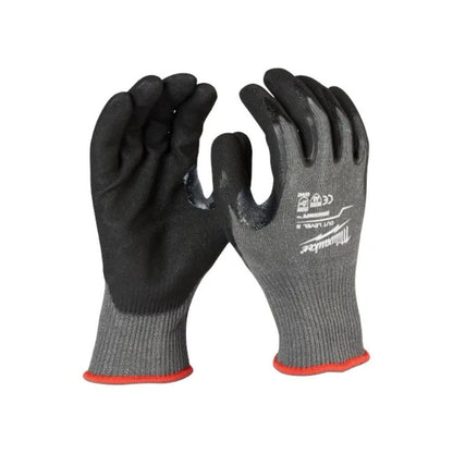 GUANTES ANTICORTE NIVEL 5 BAÑADOS EN NITRILO MILWAUKEE 48-73-8651 TALLA M
