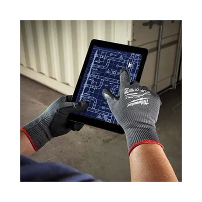 GUANTES ANTICORTE NIVEL 5 BAÑADOS EN NITRILO MILWAUKEE 48-73-8651 TALLA M