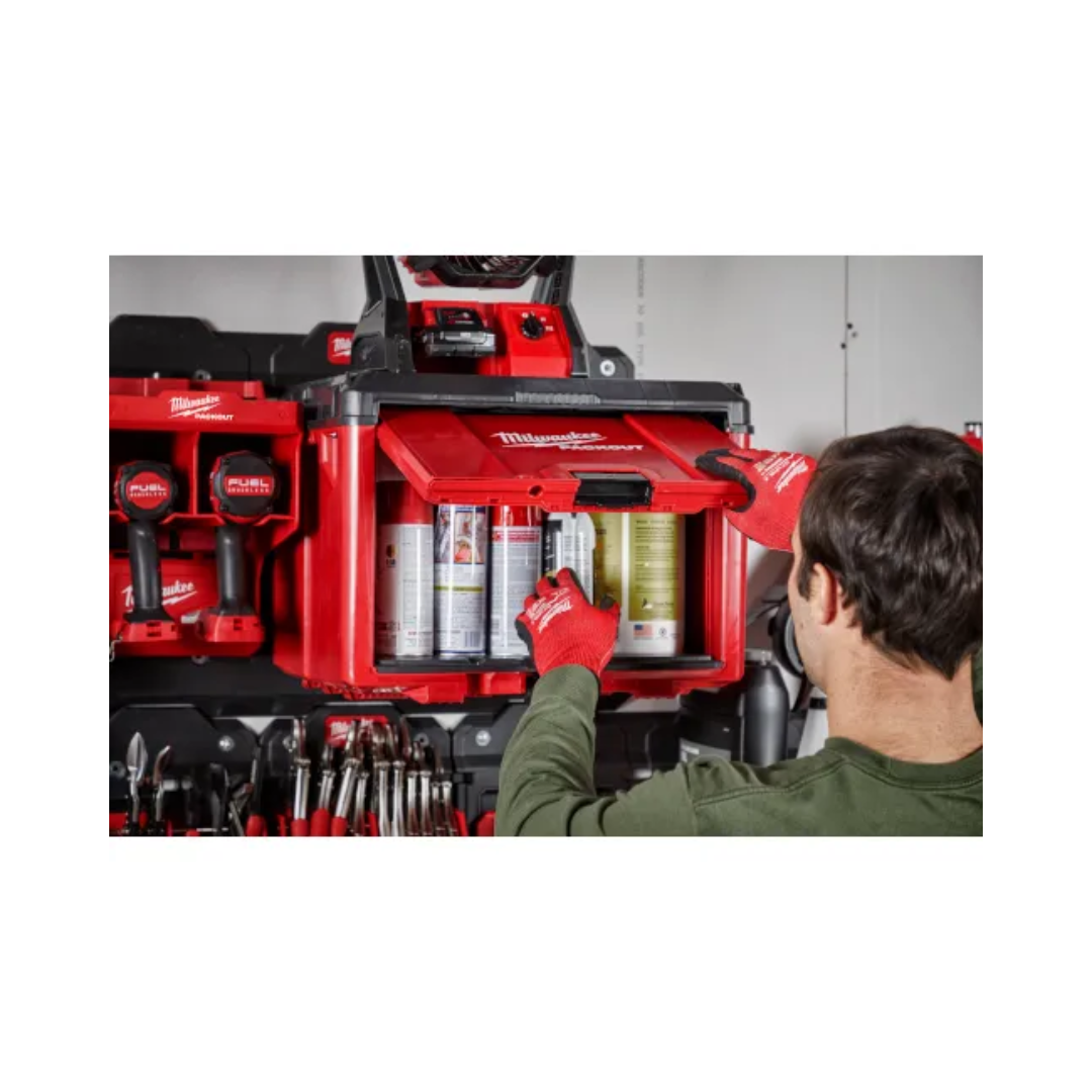 GABINETE PACKOUT MILWAUKEE 48-22-8445 SOPORTA CONDICIONES EXTREMAS DEL LUGAR DE TRABAJO