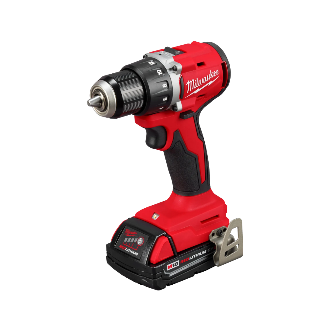 TALADRO/DESTORNILLADOR DE 1/2" M18™ MILWAUKEE 3601-22CT CON 2 BATERIAS