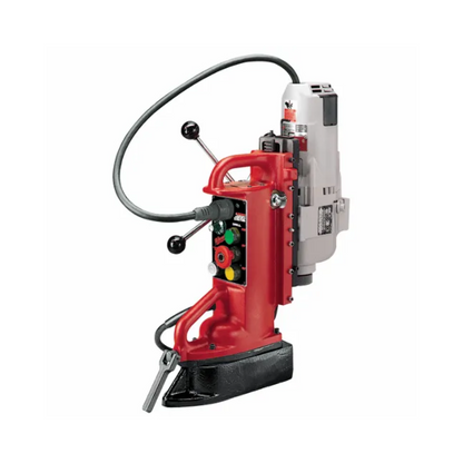 TALADRO MAGNETICO CON CONO MORSE 3 MILWAUKEE 4208-1 BASE AJUSTABLE, CON 0-250/0-500RPM Y DE 1,500W