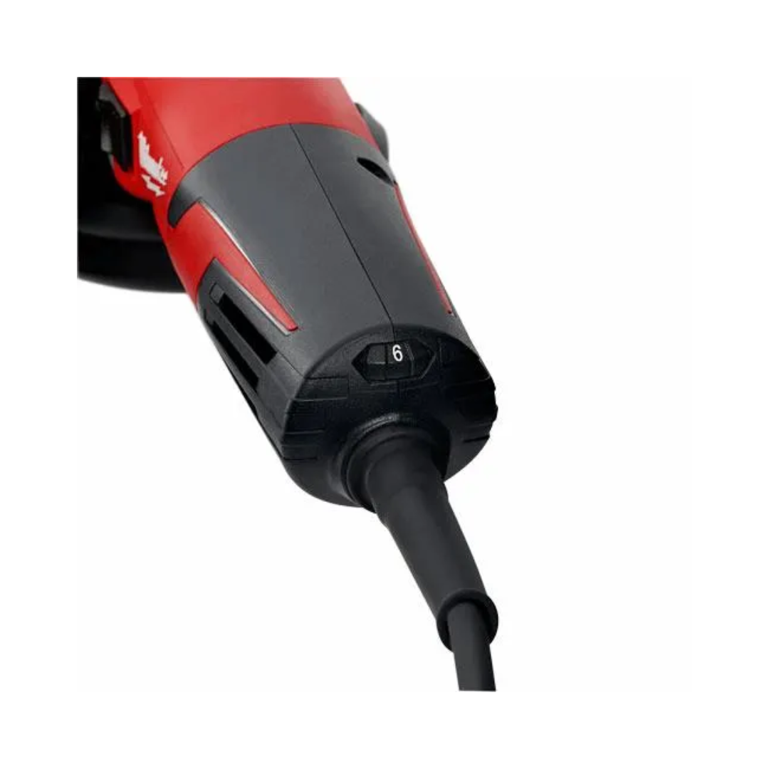 SUPER MINIESMERILADORA MILWAUKEE 6117-33D DE 5" Y CON 2,800-11,000RPM, DE 13AMP Y 2,100W VELOCIDAD VARIABLE