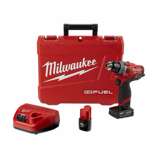 ROTOMARTILLO INALAMBRICO DE 1/2" FUEL M12™ MILWAUKEE P121-2504 MAS LINTERNA FRONTAL RECARGABLE