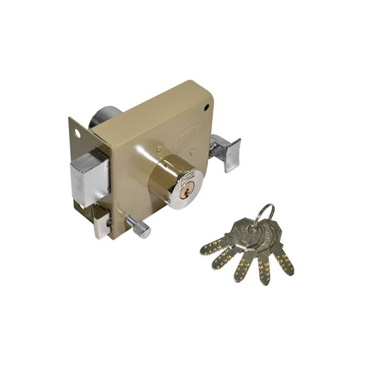 CERRADURA INSTAFACIL 725 PHILLIPS ASSA-ABLOY LLAVE DE PUNTOS IZQUIERDA (C/9 PERNOS, 5 LLAVES) MAX. SEGURIDAD