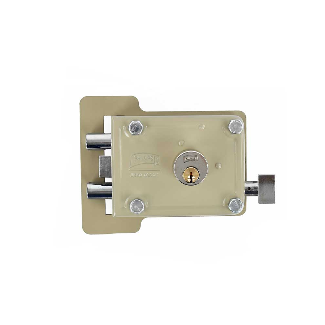 CERRADURA ALTA SEGURIDAD PHILLIPS 650IPS ASSA-ABLOY PLACA SOLDABLE IZQUIERDA